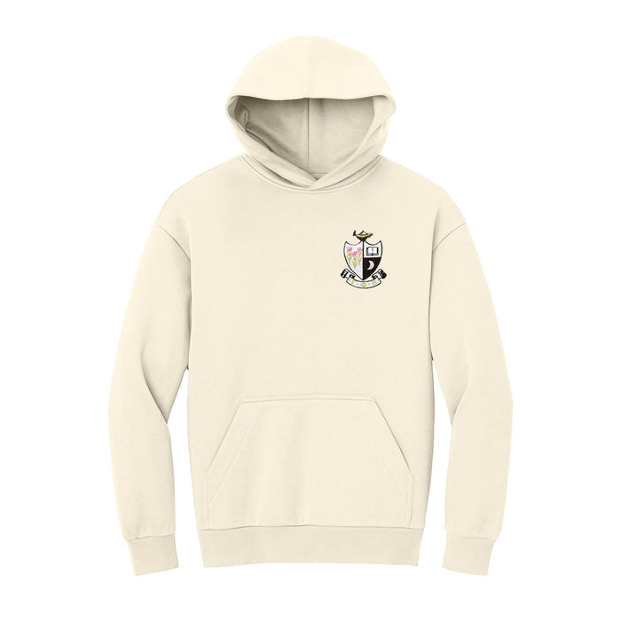 Gamma Phi Beta Crest Oversized Fleece Hoodie