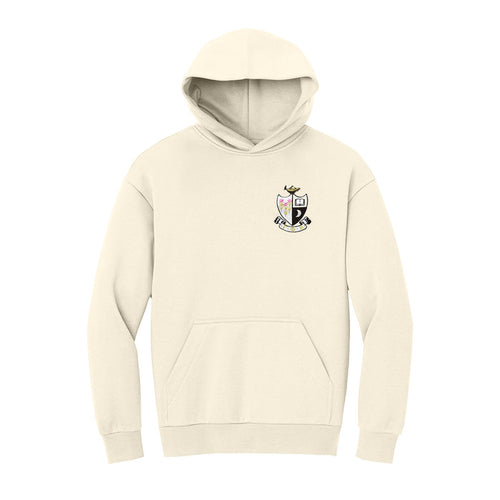 Gamma Phi Beta Crest Oversized Fleece Hoodie