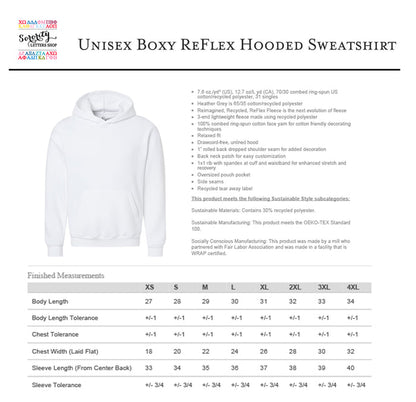 Gamma Phi Beta Crest Oversized Fleece Hoodie