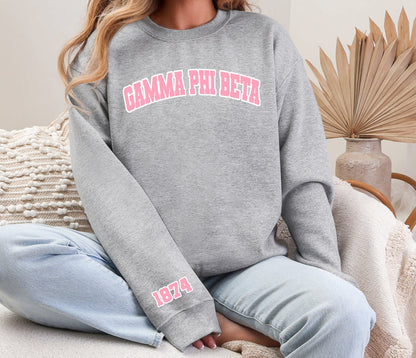 Gamma Phi Beta Crewneck 1874