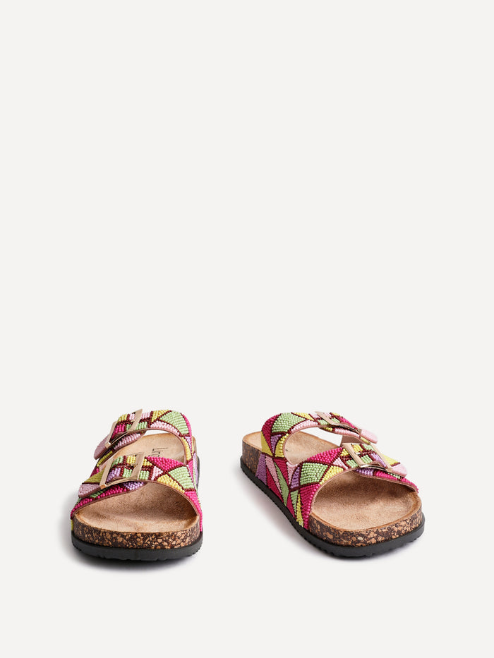 Gleam Multi Coloured Beaded Sliders