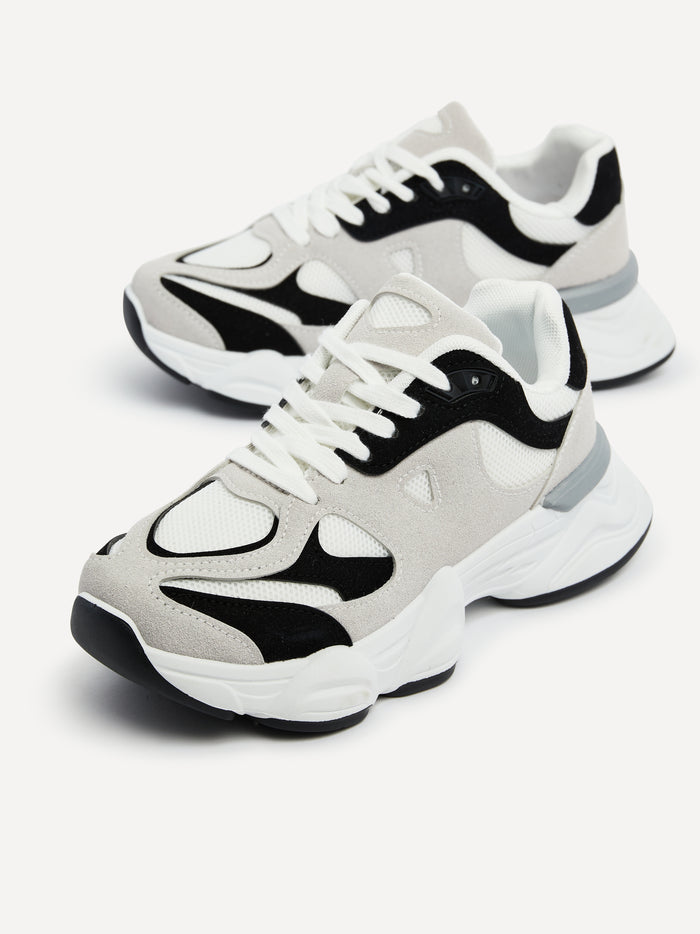 Hackney Black & Grey Trainers
