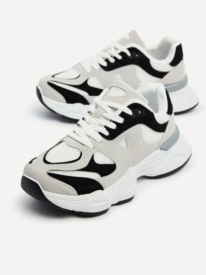 Hackney Black & Grey Trainers