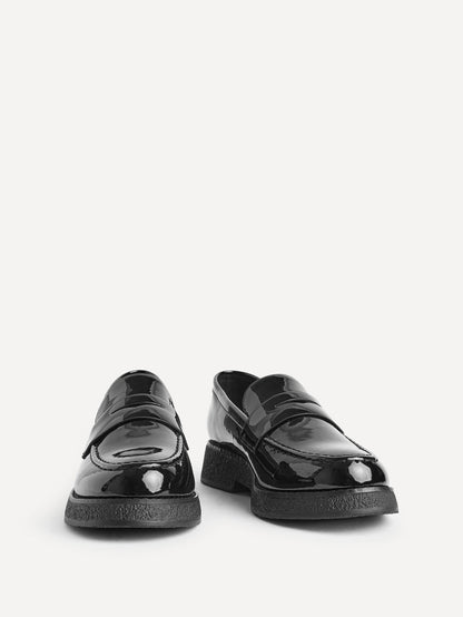 Hilton Black Patent Penny Loafer