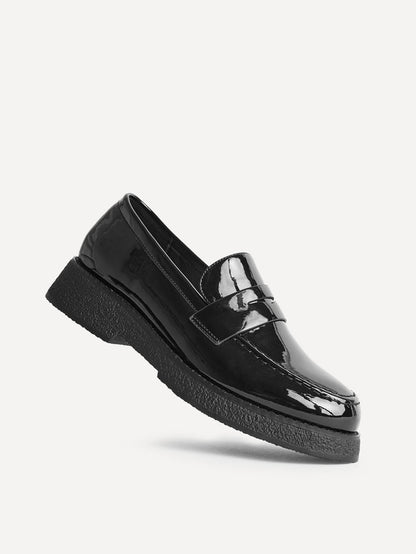 Hilton Black Patent Penny Loafer