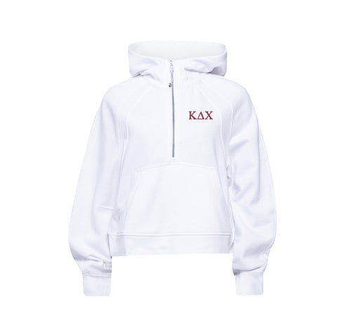 Kappa Delta Chi lululemon Scuba Oversized Half-Zip Hoodie - White