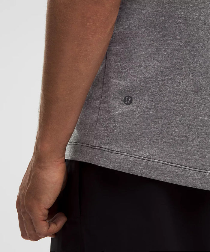 Kappa Delta Rho lululemon Evolution Short-Sleeve Polo - Heathered Black