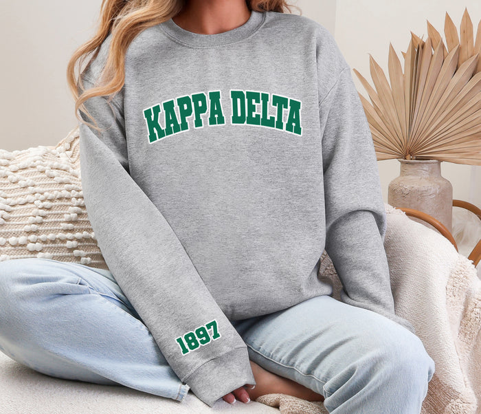 Kappa Delta Varsity Crewneck 1897