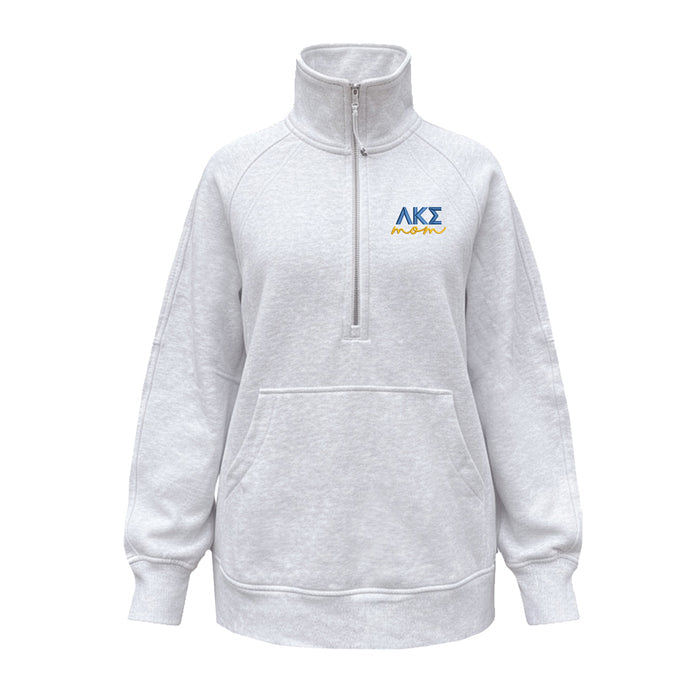 Lambda Kappa Sigma MOM lululemon Scuba Oversized Funnel-Neck Half Zip Long