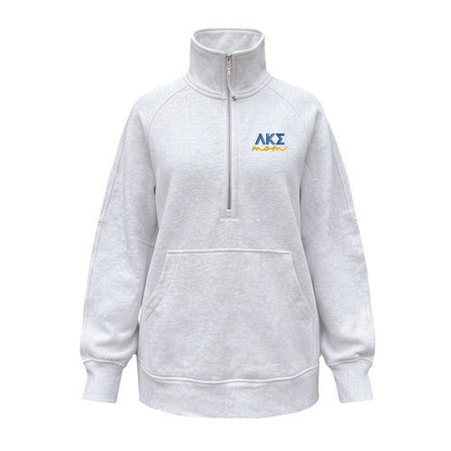 Lambda Kappa Sigma MOM lululemon Scuba Oversized Funnel-Neck Half Zip Long