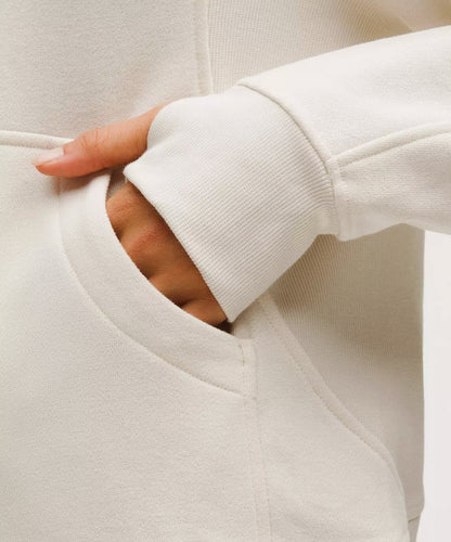 LIMITED EDITION Kappa Alpha Theta lululemon Scuba Oversized Half-Zip Hoodie - Ivory & Gold