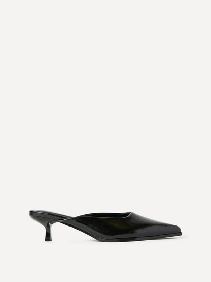 Marissa Black Mule Heels