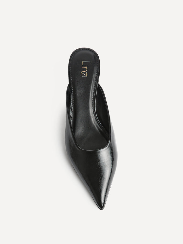 Marissa Black Mule Heels