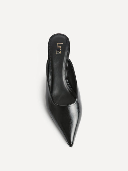 Marissa Black Mule Heels