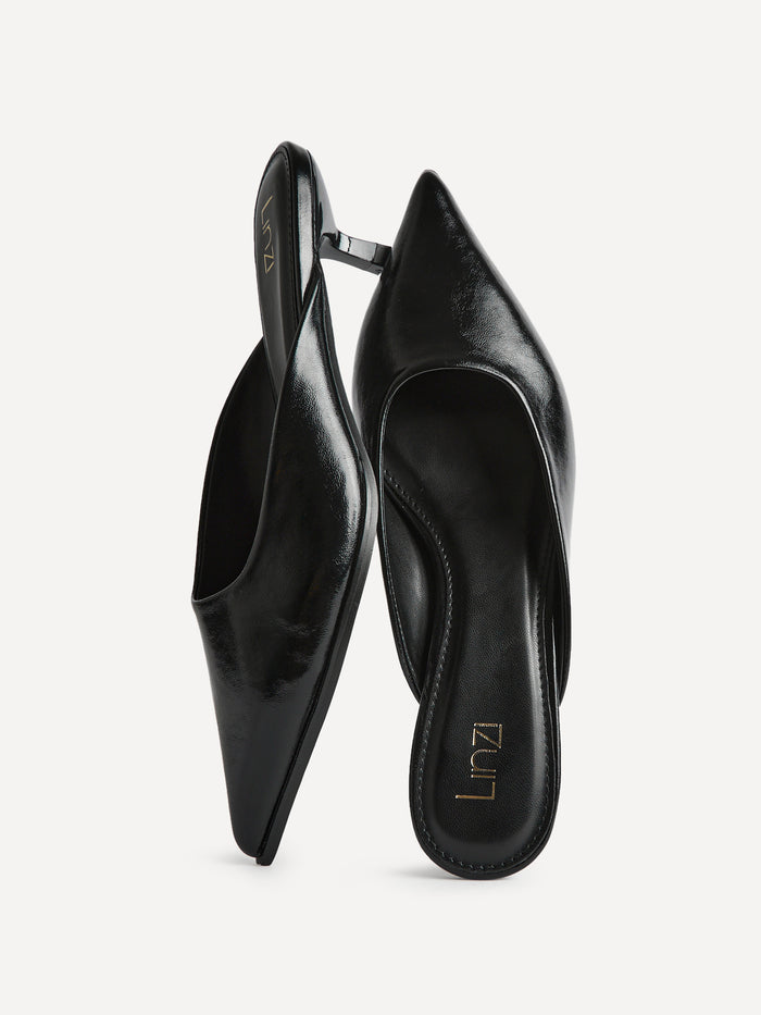 Marissa Black Mule Heels