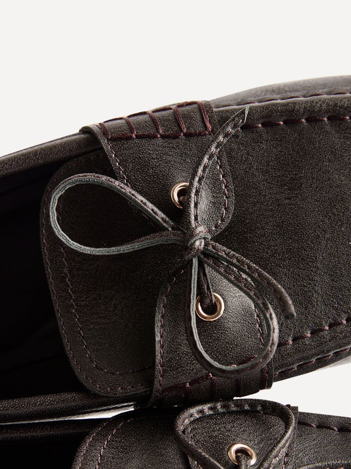 Narrative Brown Faux Leather Loafer