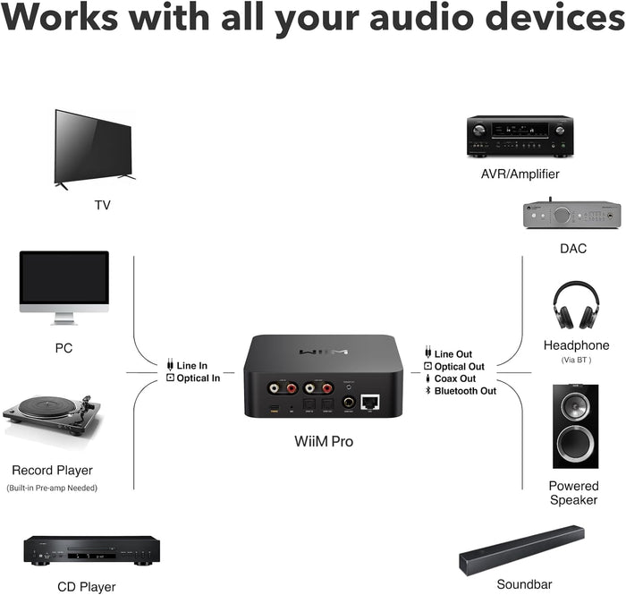 NETWORK STREAMER - WIIM - PRO