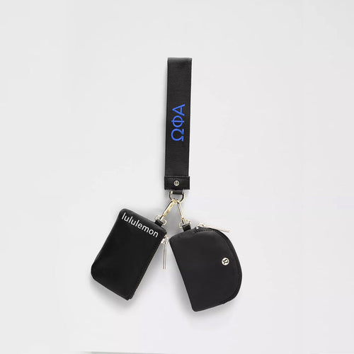 Omega Phi Alpha lululemon Dual Pouch Wristlet