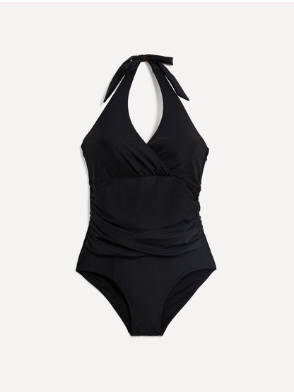 Paros Black Halterneck Swimsuit