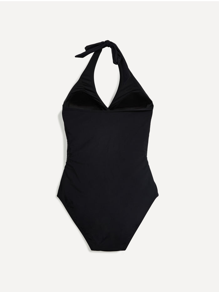 Paros Black Halterneck Swimsuit