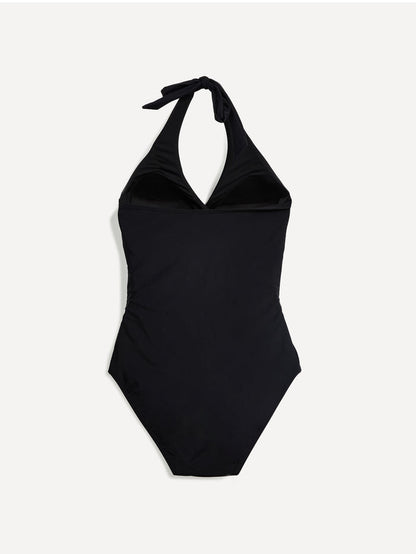 Paros Black Halterneck Swimsuit