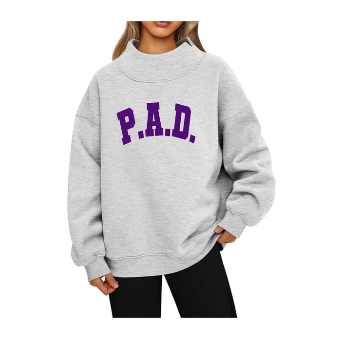 Phi Alpha Delta Mock Neck Sweatshirt - P.A.D.