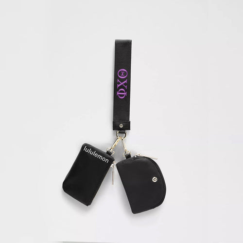 Phi Chi Theta lululemon Dual Pouch Wristlet