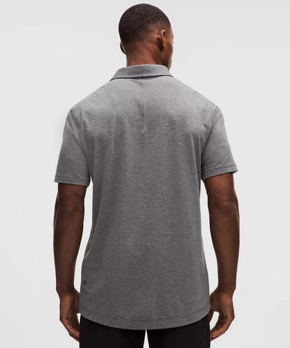 Phi Delta Theta lululemon Evolution Short-Sleeve Polo - Heathered Black