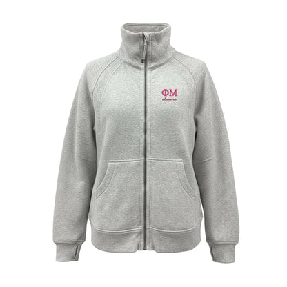 Phi Mu ALUMNA lululemon long Scuba Oversized Funnel - Full-Zip