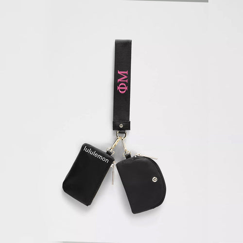 Phi Mu lululemon Dual Pouch Wristlet