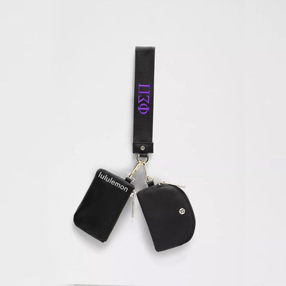 Phi Sigma Pi lululemon Dual Pouch Wristlet