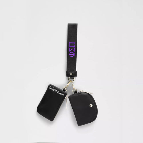 Phi Sigma Pi lululemon Dual Pouch Wristlet