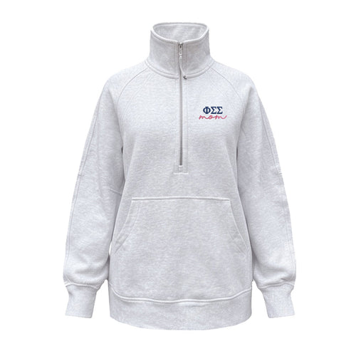 Phi Sigma Sigma MOM lululemon Scuba Oversized Funnel-Neck Half Zip Long