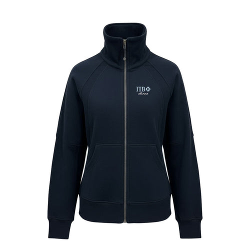 Pi Beta Phi ALUMNA lululemon long Scuba Oversized Funnel - Full-Zip