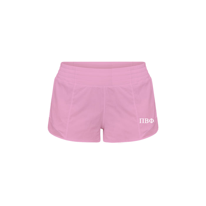 Pi Beta Phi lululemon Hotty Hot High-Rise Lined Short 2.5" - Pink Frosting