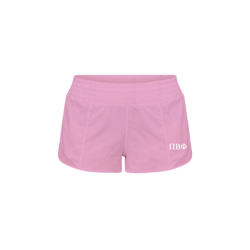 Pi Beta Phi lululemon Hotty Hot High-Rise Lined Short 2.5" - Pink Frosting