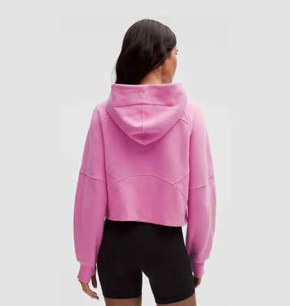 Pi Beta Phi lululemon Scuba Oversized Half-Zip Hoodie - Pink Frosting