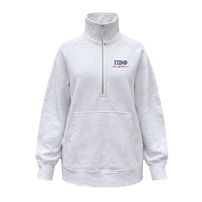 Pi Beta Phi MOM lululemon Scuba Oversized Funnel-Neck Half Zip Long