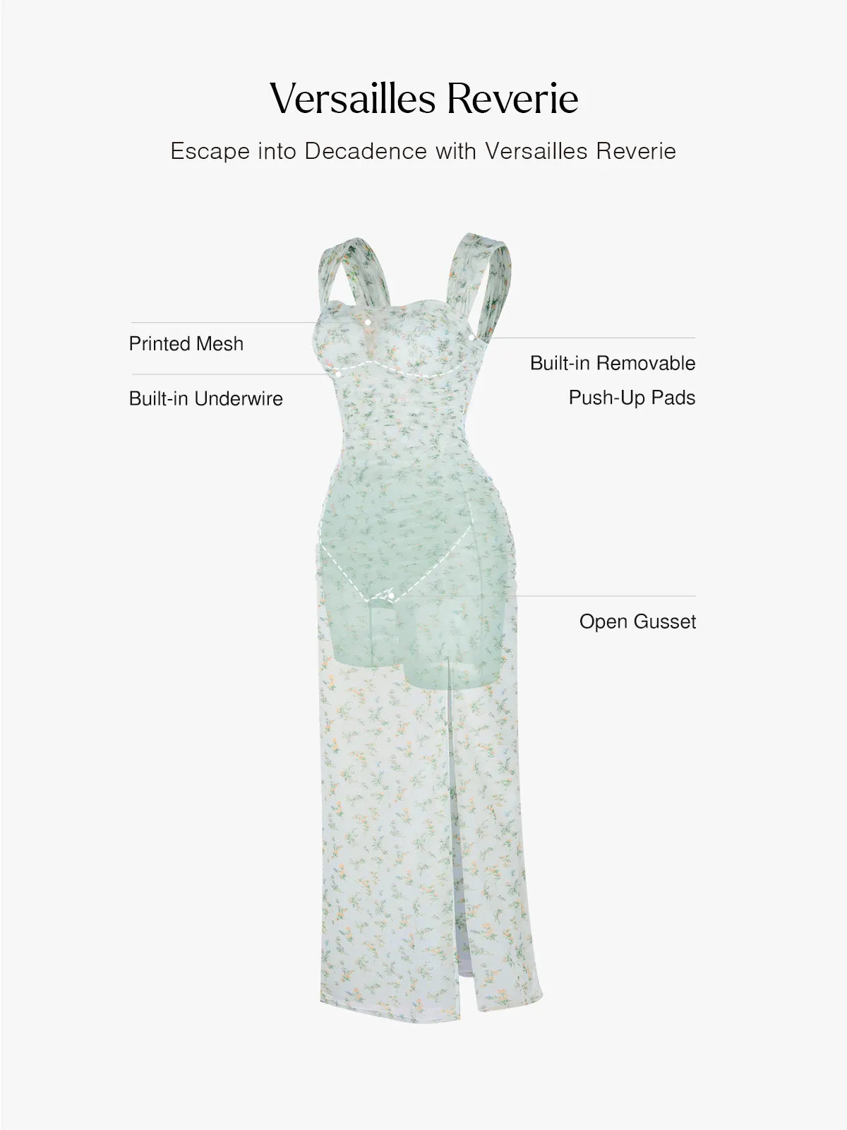 Off-The-Shoulder Sculpting Floral Print Maxi Dress