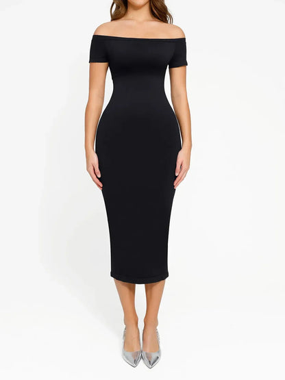 Shapewear Eco-Friendly Off Shoulder Seamless Dress