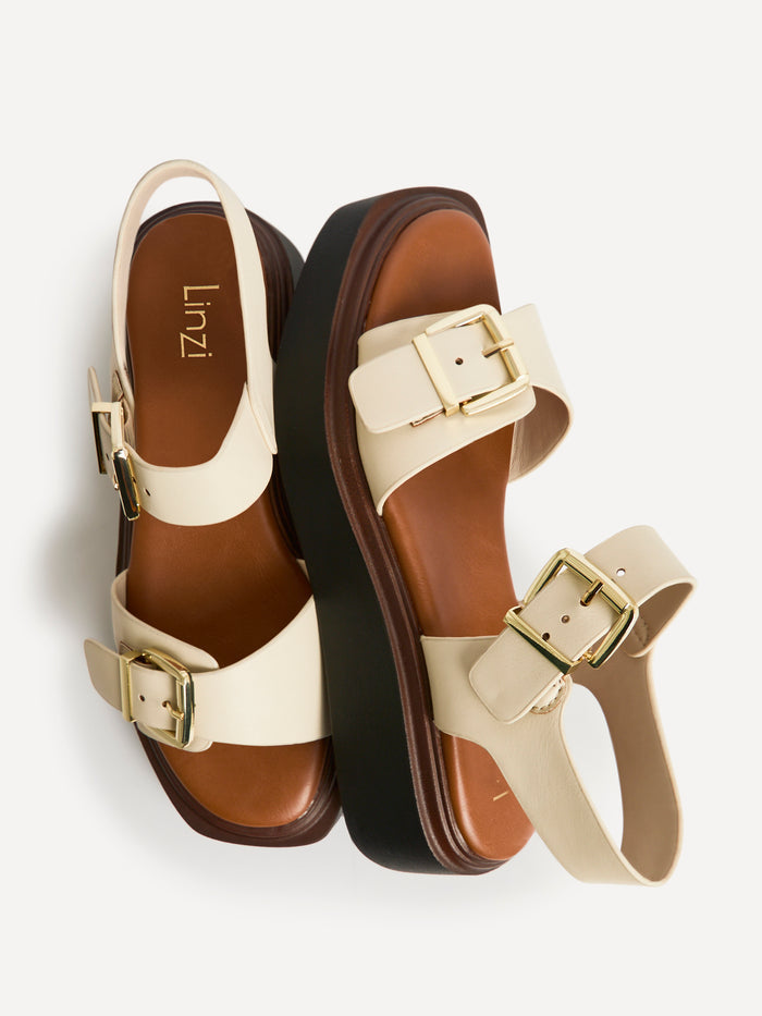 Preserve Nude Flatform Sandals