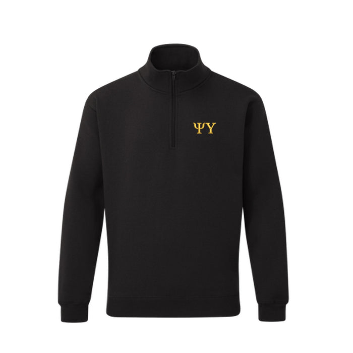 Psi Upsilon lululemon Steady State Half-Zip - Black