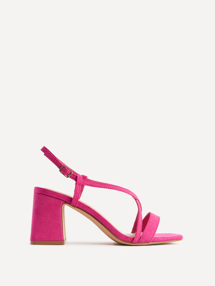 Remain Wide Fit Fuchsia Heeled Sandals