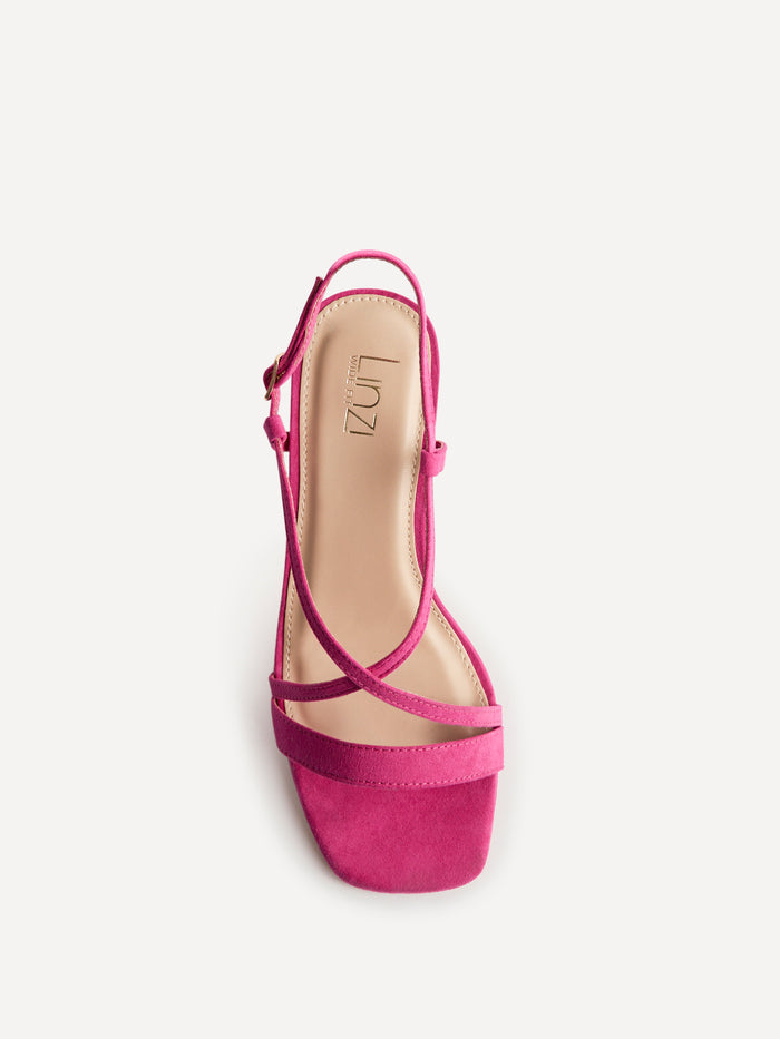 Remain Wide Fit Fuchsia Heeled Sandals