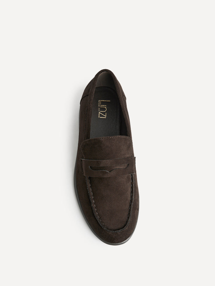 Request Wide Fit Brown Classic Loafer