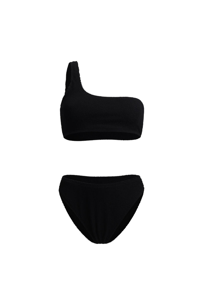 Roma Black One Shoulder Bikini
