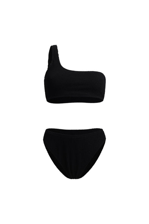 Roma Black One Shoulder Bikini