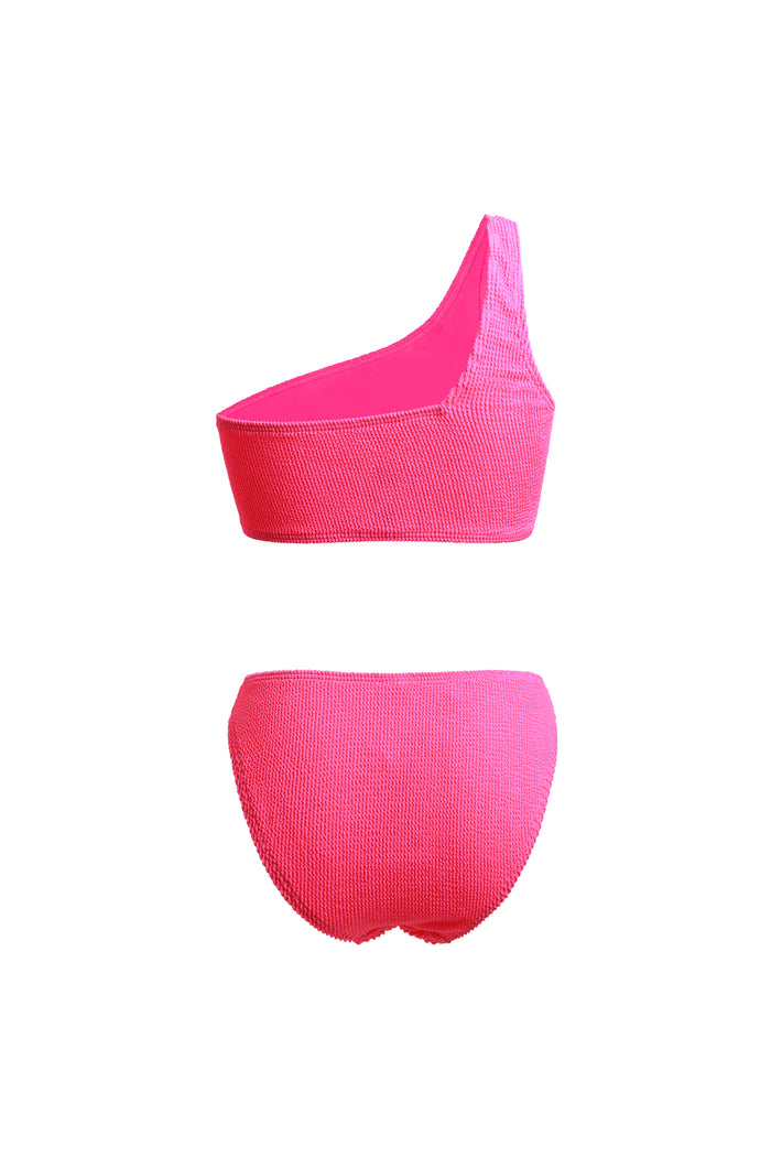 Roma Pink One Shoulder Bikini