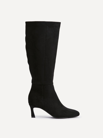 Rush Black Long Stiletto Boots