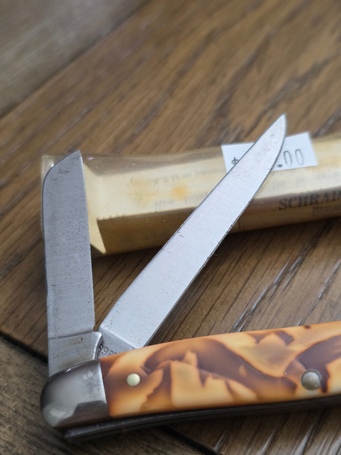 Schrade Walden Butter & Molasses Stockman 896K Original Box